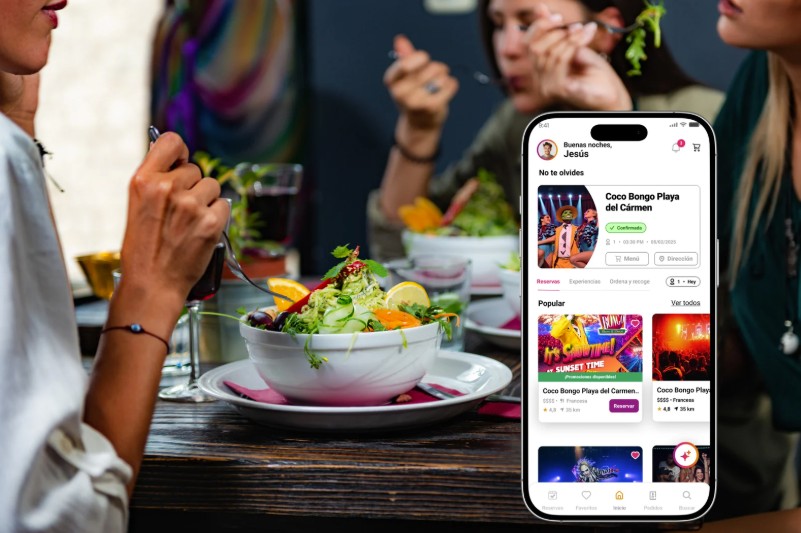Menú digital de un restaurante con Clinfu